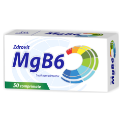Magneziu + Vitamina B6, 50 comprimate